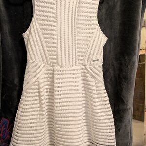 Mayoral Textured White Kids Dress